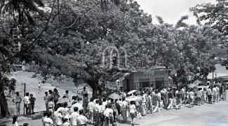 八十年代的關閘馬路